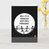 Funny Halloween Kaart (Gele Bloem)