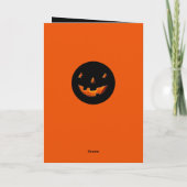 Funny Halloween Kaart (Achterkant)