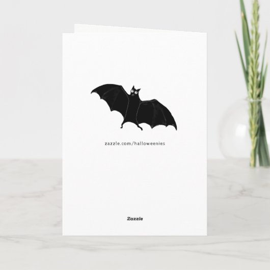 Funny Halloween Kaart (Achterkant)