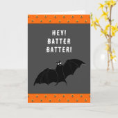 Funny Halloween Kaart (Gele Bloem)