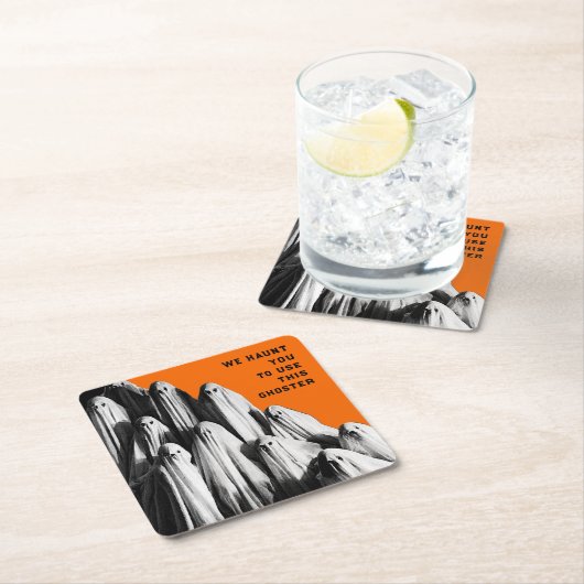 Funny Halloween Kartonnen Onderzetters (Insitu)