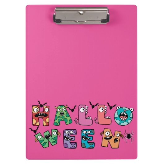 Funny Halloween Klembord (Voorkant)