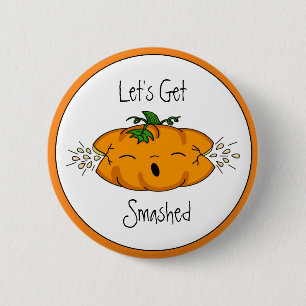 Funny Halloween Laten we ons in de steek laten Ronde Button 5,7 Cm
