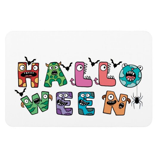 Funny Halloween Magneet (Horizontaal)