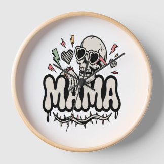 Funny Halloween Mama Cool Skull