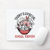 Funny Halloween Menu Ghoul Ramen Muismat (Met muis)