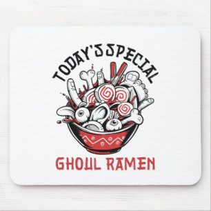 Funny Halloween Menu Ghoul Ramen Muismat