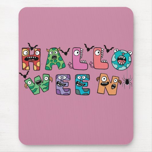 Funny Halloween Muismat (Voorkant)