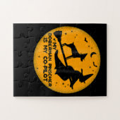 Funny Halloween My Doberman Pinscher Ís Co-pilot Legpuzzel (Horizontaal)
