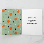 Funny Halloween Oktober Birthday Kaart (Binnen)