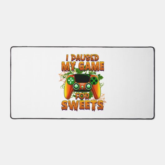 Funny Halloween Outfit for Gamer - Cool Halloween Bureaumat (Voorkant)