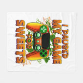 Funny Halloween Outfit for Gamer - Cool Halloween Fleece Deken (Voorkant (Horizontaal))