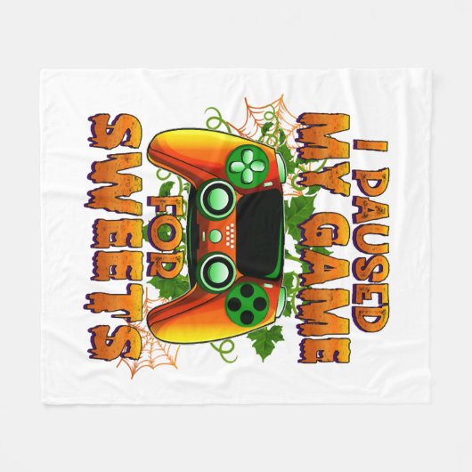 Funny Halloween Outfit for Gamer - Cool Halloween Fleece Deken (Voorkant (Horizontaal))