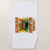 Funny Halloween Outfit for Gamer - Cool Halloween Strandlaken (Voorkant)