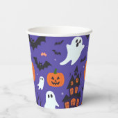 Funny Halloween Papieren Bekers (Achterkant)