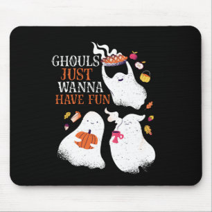 Funny Halloween Party Ghouls wil gewoon vun hebben Muismat