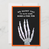 Funny Halloween Party Kaart (Voorkant)