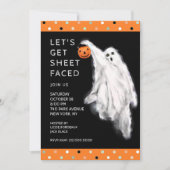 Funny Halloween Party Kaart (Voorkant)