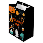 Funny Halloween Party Medium Cadeauzakje (Voorkant Gekanteld)