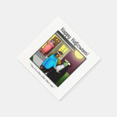 Funny Halloween Party Napkins Servet (Hoek)