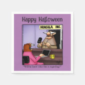 Funny Halloween Party Napkins Servet (Voorkant)