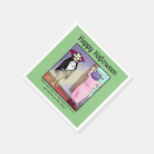 Funny Halloween Party Napkins Servet (Hoek)