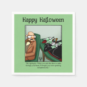 Funny Halloween Party Napkins Servet
