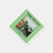 Funny Halloween Party Napkins Servet (Hoek)