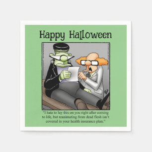 Funny Halloween Party Napkins Servet