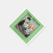 Funny Halloween Party Napkins Servet (Hoek)