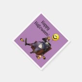 Funny Halloween Party Napkins Servet (Hoek)