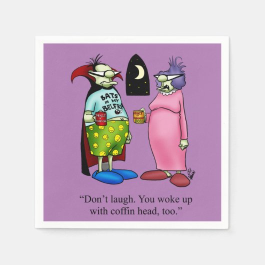 Funny Halloween Party Napkins Servet (Voorkant)