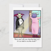 Funny Halloween Party nodigt "spectickles" uit Kaart (Voorkant)