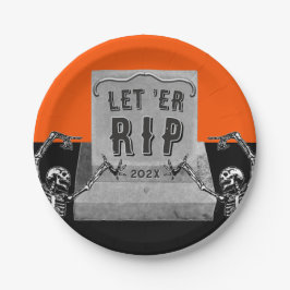 Funny Halloween Party Paper Plates Papieren Bordje