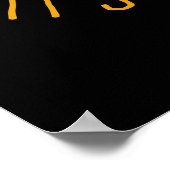 Funny Halloween Party Poster - Holey Sheet Ghost (Hoek)