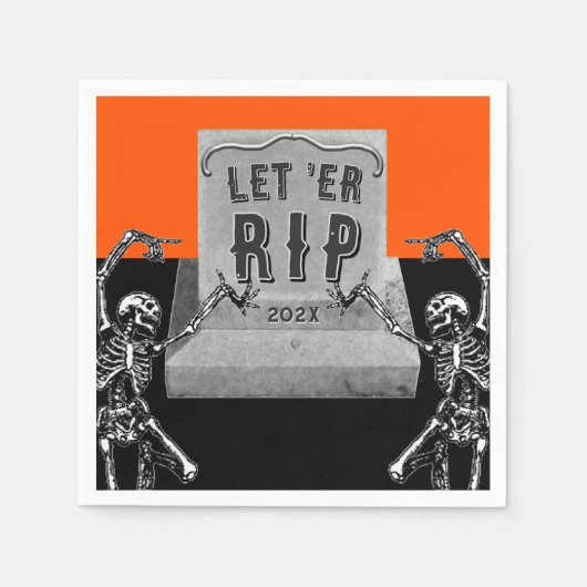 Funny Halloween Party Servet (Voorkant)