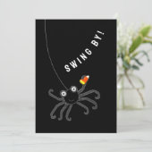 Funny Halloween Party-uitnodigingen Kaart (Staand voorkant)