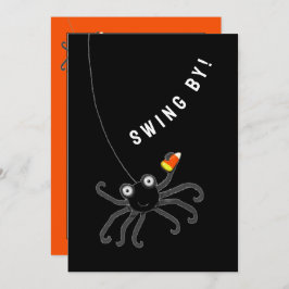 Funny Halloween Party-uitnodigingen Kaart