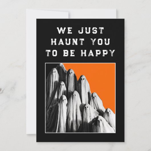 Funny Halloween Party-uitnodigingen Kaart (Voorkant)