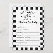 Funny Halloween Party Wensen voor Baby Game Kaart (Voorkant)