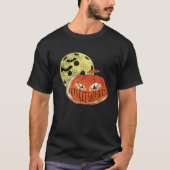 Funny Halloween Pickleball Moon Laten we gesmasht T-shirt (Voorkant)