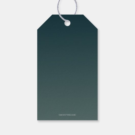 Funny Halloween Pig Mummy Kinderen Cadeaulabel (Achterkant)