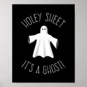 Funny Halloween Poster - Holey Sheet Het is een Gh (Voorkant)