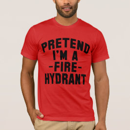 Funny Halloween pretendeert dat ik een brandwerend T-shirt
