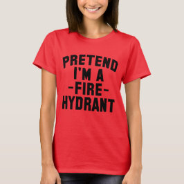Funny Halloween pretendeert dat ik een brandwerend T-shirt