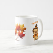 Funny Halloween Pug Witch Coffee Mug Koffiemok (Voorkant rechts)