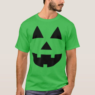 Funny Halloween Pumpkin Face Jack O Lantern M T-shirt