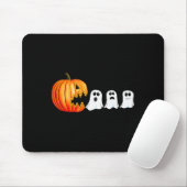 Funny Halloween Pumpkin Ghosts Jack O Lantern Muismat (Met muis)