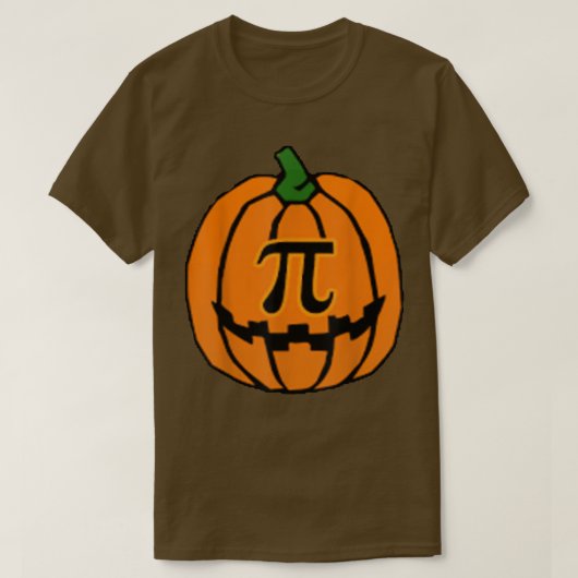 Funny Halloween Pumpkin Pi Pumpkin Pie Math Teach T-shirt (Design voorkant)