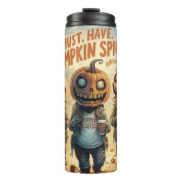 Funny Halloween Pumpkin Spice Thermal Tumbler  Thermosbeker
